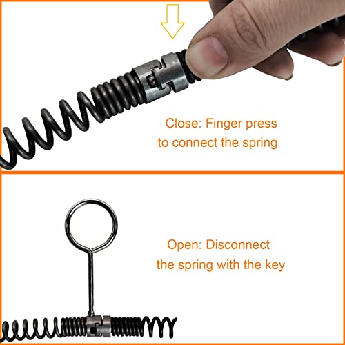Sdlool Electric Drain Auger Rechargeable Li-Ion Battery Drain Cleaner With 25Ft Plumbing Snake Drain Clog Remover Tools For Kitchen, Toilet, Bathroom, Floor Drains And Sewer 1" To 4" Pipes #TOP7