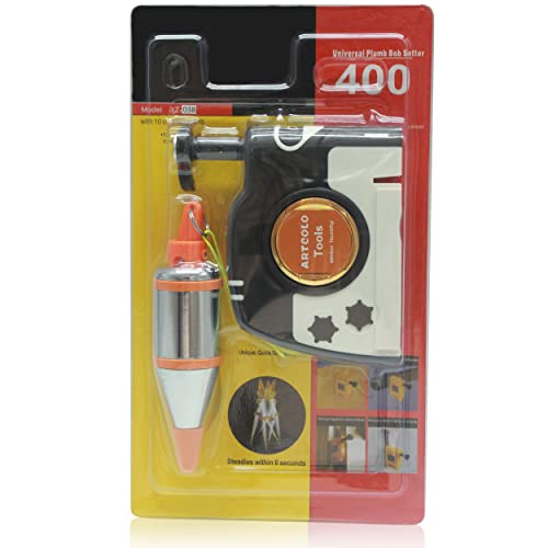 ARTCOLO 1 PCS Magnetic Plumb Bob Kit - 15 oz(425g) Plum Bob With 26 ft(8m) Automatic Stretching String,2 Pencils, Pencil Sharpener by ARTCOLO - Image 7