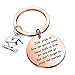 Ensianth - Regalo di laurea con scritta "Take Pride in How Far You Have Come”, portachiavi in acciaio inossidabile con scritta motivazionale, regalo per lui/lei e st, colore: Oro rosa