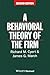 Behavioral Theory of the Firm