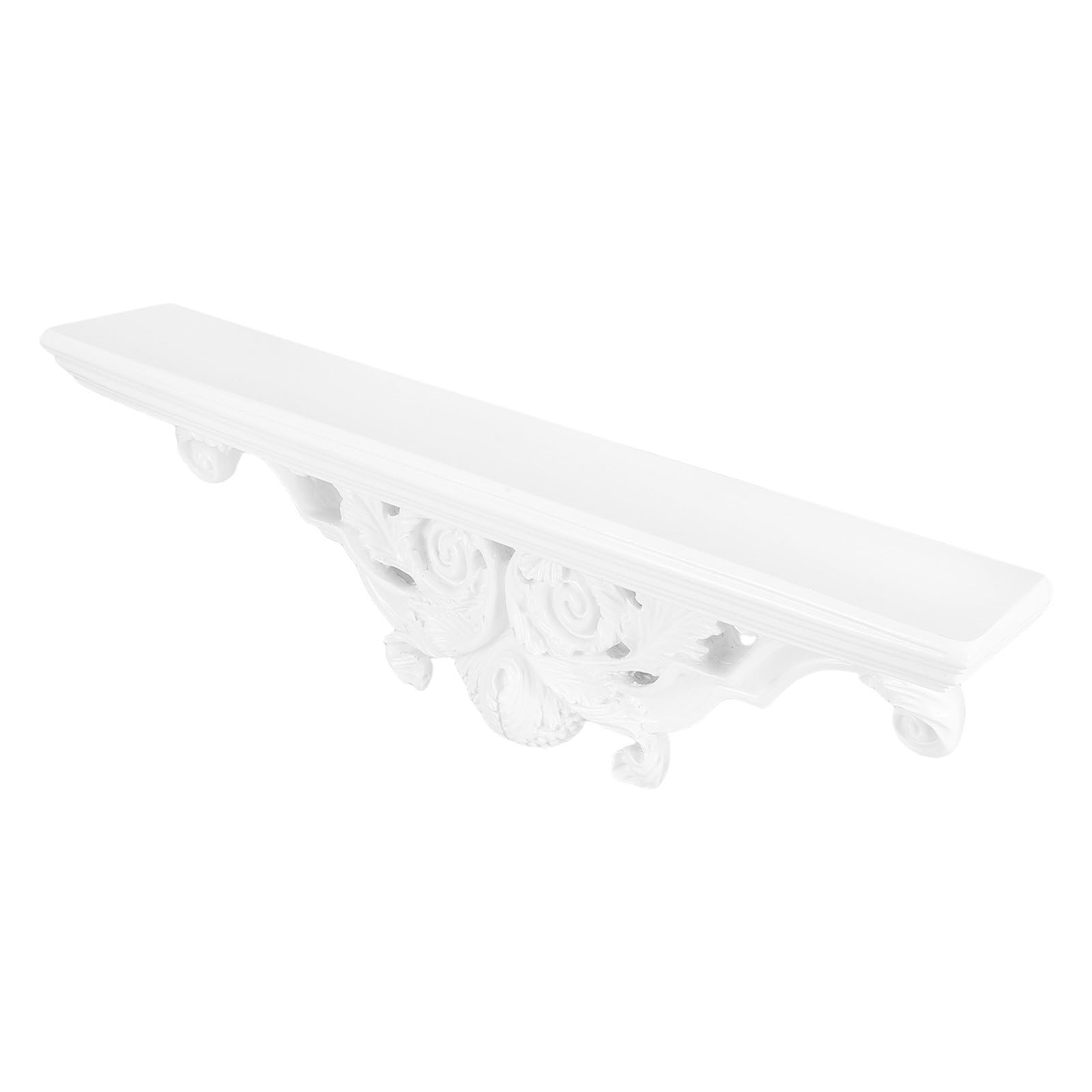 Estante flotante de resina decorativo para ambientación de dormitorio y cuartos de baño