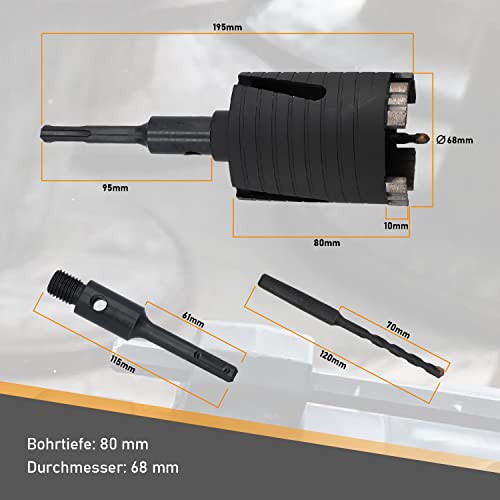 Punte diamantate per lattine di mattoni, pietra