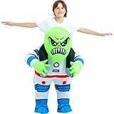 One Casa Blow Up Costume Child,Inflatable Costumes for Kids,Riding Alien Costume,Halloween Costumes for Boys/Girls (7-10YRS)