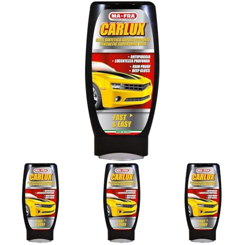 Cera Sintética Mafra Carlux Brillo Profundo y Duradero Pack de 4 botes de 250ml