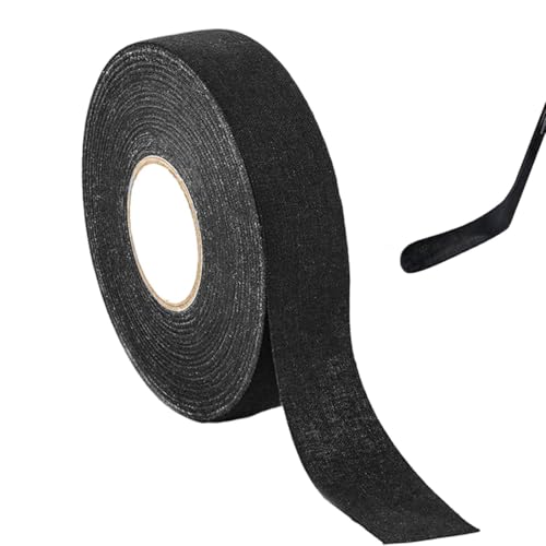 WUSJCOF 1 Stück Schere Schläger Tape Hockeyschläger Tape Rutsch Griffband Sporttape Eishockey Griffband Schlägertape (2.5cm*25m) (Schwarz)