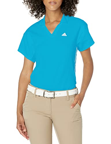 Polo de golf adidas femme 3-Stripes idéal pour vos parcours en été taille M
