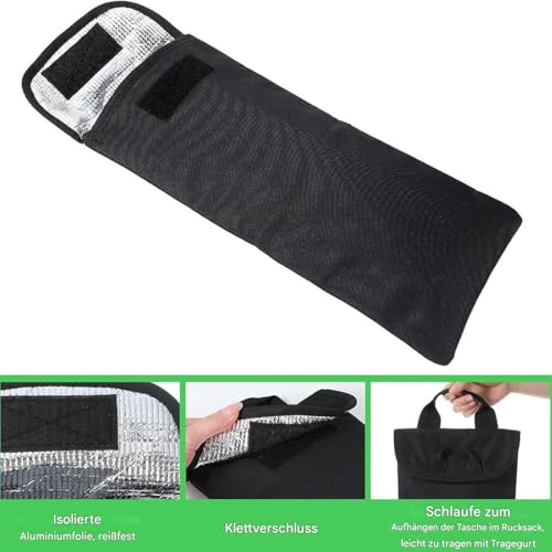 Generisch Bolsa de almacenamiento de agua, 3 litros aislante, recipiente ligero aislante, bolsa de protección aislante del frío, para camping, viajes, ciclismo, exteriores, mochileros, senderismo y - imagen 8