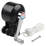 Accesorio resistente para sombrilla de patio, mango de manivela de repuesto para uso al aire libre con construcción de metal y plástico para soporte de paraguas