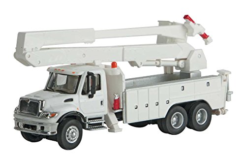Camion miniature International 7600 Walthers SceneMaster blanc HO