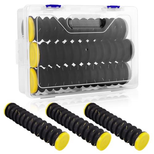 XIHIRCD 3pcs Fishing Line Holders, Fishing Leader Storage Organizer with 36 Slots Tangle-Free Fishing Line Spooler Winder Fishing Line Hook Keeper for Walleye Catfish
