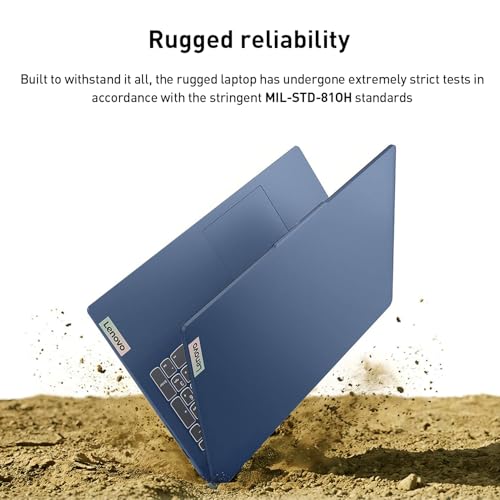 Image of Lenovo 2026 Model 15.6 inch FHD IdeaPad Slim 3i Rugged Reliability Laptop, Microsoft Copilot AI, Intel 4-Core CPU, Up to 12h Battery Life, Abyss Blue, 8GB DDR5 RAM, 128GB Storage, Win11, w /Laptop Cooler