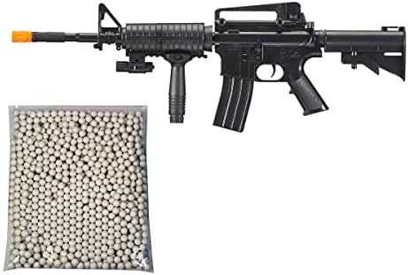 GoldenBall M4A1 Spring Airsoft Rifle Carbine M4 AR15 AR-15 with 1000 Rounds Bag of BBS