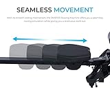 Fit4home Air Rowing Machine for Home Use Foldable with Roller Wheels, Compact Rower with Bluetooth, LCD Monitor & 110kg User Weight, Cardio Gym Workout | RM91100 - Image 4