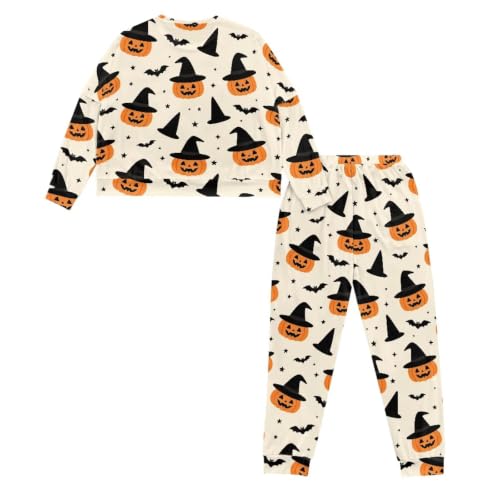 Image of Women's Pajamas Set Soft 2 Piece Loungewear Long Sleeve Pj Set Matching Sleepwear with Pockets for Women Plus Size