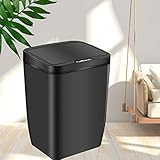 Diferente de los cubos tradicionales de pie, este cubo de basura con sensor utiliza tecnología infrarroja para un uso cómodo.