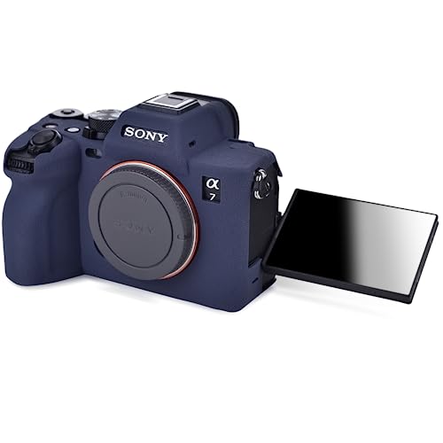 Funda de silicona para cámara Sony Alpha 7 IV, azul miniatura 1