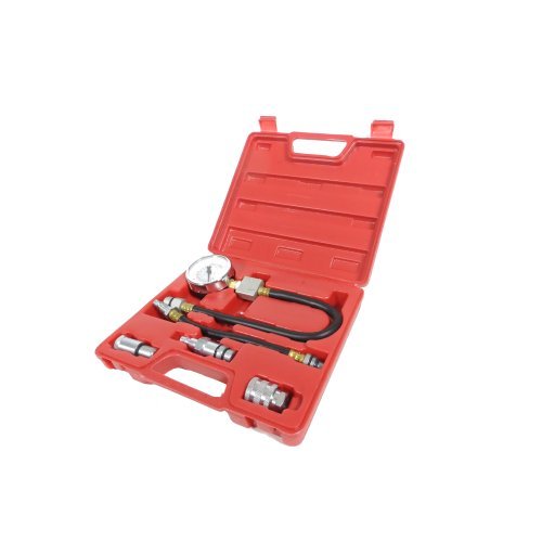Engine Compression Diagnostic Test Automotive Gas Engine Compression Reading Gauge (6-Piece Kit)