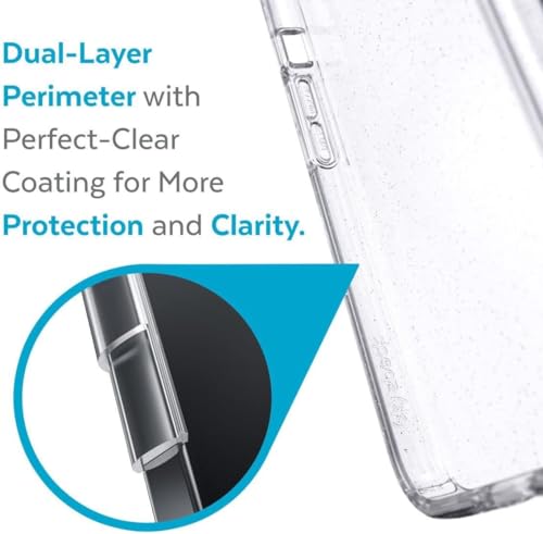 Évitez les rayures sur iPhone 13 Pro Max coque Speck scintillante - 4