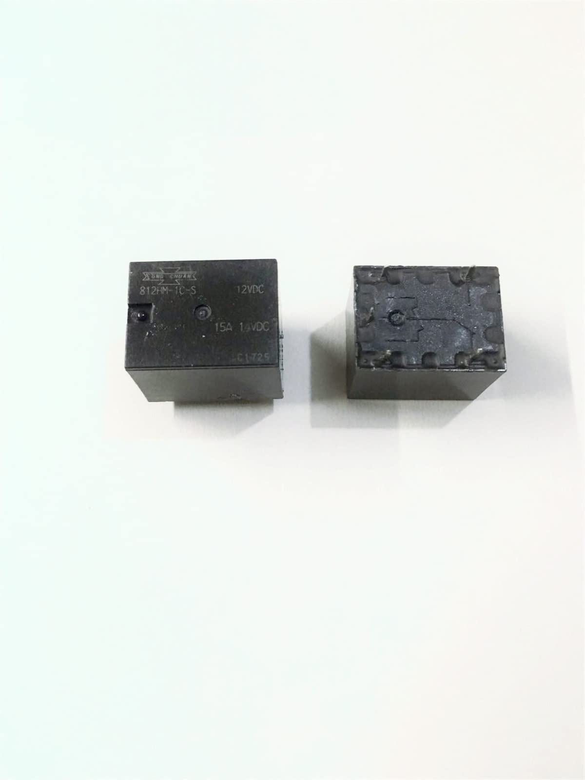 GJZIFGFWQ 10Pcs Automobile Relay 812HM-1C-C-12VDC 812HM-1C-C-24VDC 812HM-1C-C 12V 812HM-1C-C-COIL-12VDC 812HM 1C C 5PIN 15A(812HM-1C-C 12VDC)