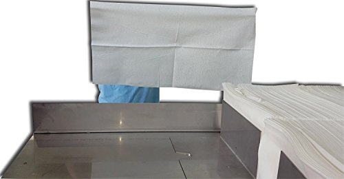 Einweghandtücher aus Vliesstoff, 40 x 80 cm, 800 Stück, in 8 Packungen à 100 Stück, für Friseur, Kosmetikstudio, Weià – Bild 6
