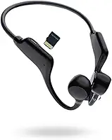 Fone Bluetooth Condução Ossea Esportivo Sem Fio Para Corrida Academia Com Entrada Micro Sd