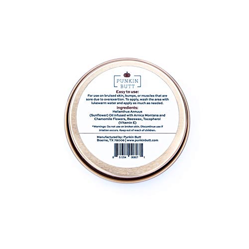 Image of Punkin Butt Arnica Soothing Balm | Natural Relief Ointment with Chamomile | Helps Soothe Bumps and Bruises | 2 oz