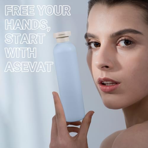 Image of ASEVAT 8.8 oz Leak Proof Travel Bottle with Flip Cap, Shampoo and Conditioner Bottle Set, Refillable Containers for Lotion, Cream Shampoo(4Pcs)
