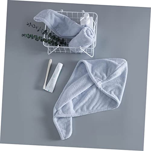 Balacoo 3 Pçs Touca De Cabelo Seco Envoltório De Cabelo Toalha De Cabeça De Banho De Secagem Rápida