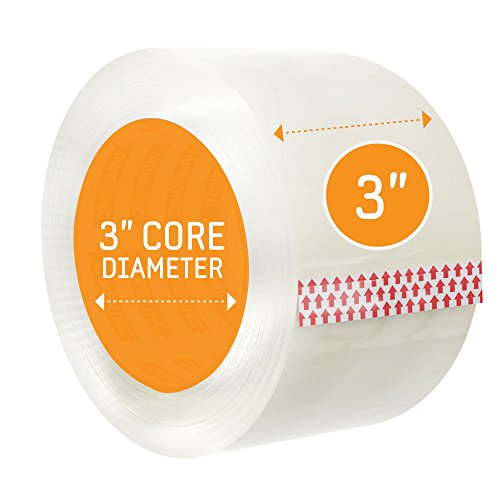 Tape King Clear Packing Tape 3 Inch Wide (Case Of 24 Rolls) - 60 Yards Per Refill Roll, (2.7Mil Thick) Strong Sealing Adhesive Industrial Depot Tapes For Moving, Packaging, Shipping, Office & Storage #TOP1