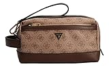 GUESS Vezzola Beauty Case Beige / Brown