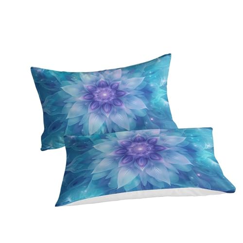 Housse de couette chrysanthème microfibre super douce haut de gamme - 3