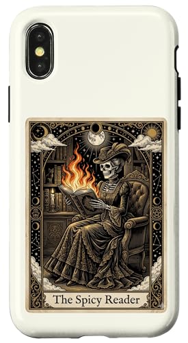 The Spicy Reader �^���b�g�J�[�h �X�P���g�� ���}���V�[�u�b�N ���l �X�}�z�P�[�X iPhone X/XS �p