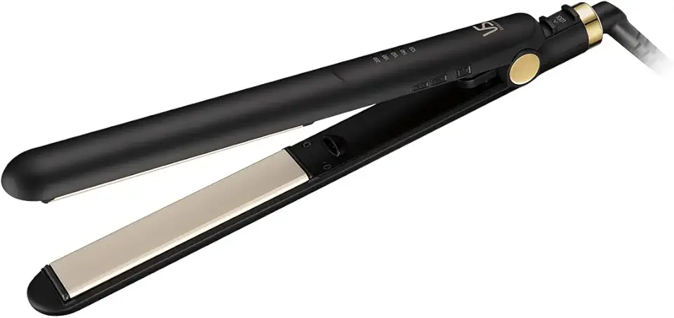 ヴィダル サスーン ストレート ヘアアイロン マイナスイオン 海外対応 5段階温度調節 ロングプレート ブラック VSI-1025/KJ