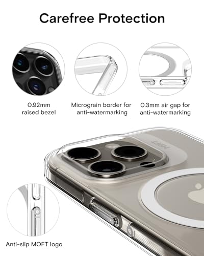 Coque pour iPhone 15 avec MagSafe transparente idéale pour les déplacements quotidiens - 4