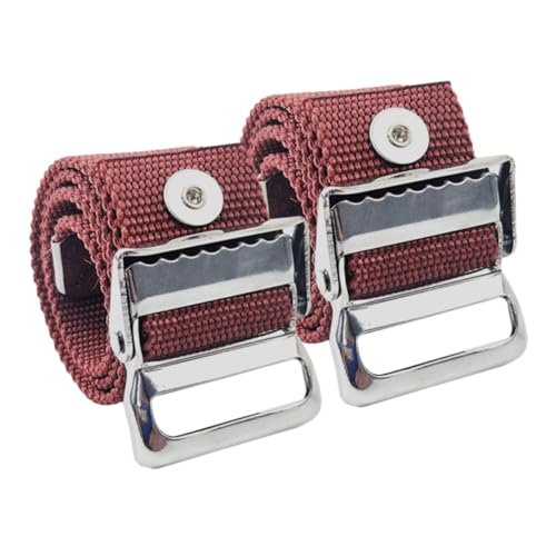 NOLITOY 2pcs Drywall Stilts Fixing Straps Nylon Adjustable Leg Bands Replacement Parts for Home Renovation Plastering Painting Outdoor Work