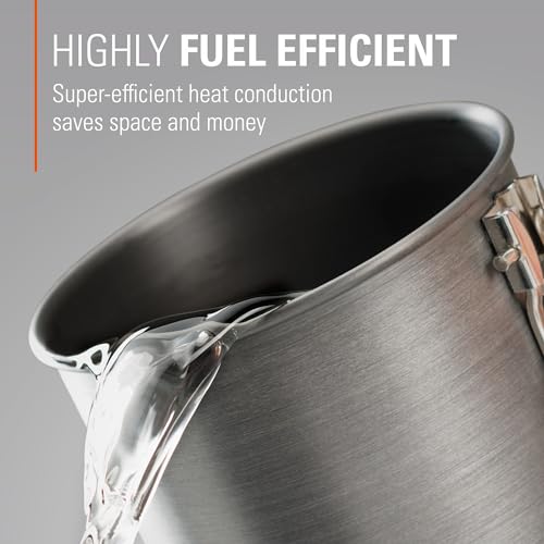 GSI Outdoors, Halulite Boiler, The Perfect Packable Pot, 1.1 Liter