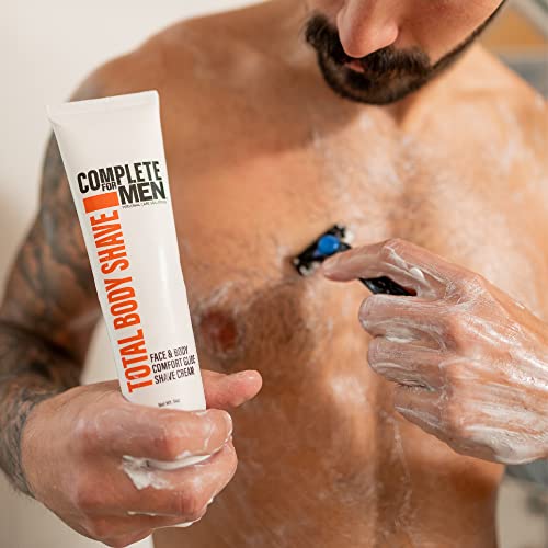 Total Body Shave Cream Face And Body Comfort Glide Shaving Moisturizer - Irritaition Free Shaving Cream - Skin Protecting For Every Day Shaving #TOP4