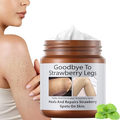 S-trawberry S-kin Treatment,Strawberry Legs Treatment,Keratosis Pilaris Cream，Keratinization & Exfoliating Body Cream for Bumpy Skin, Chicken Skin & Strawberry Spots Repair120g