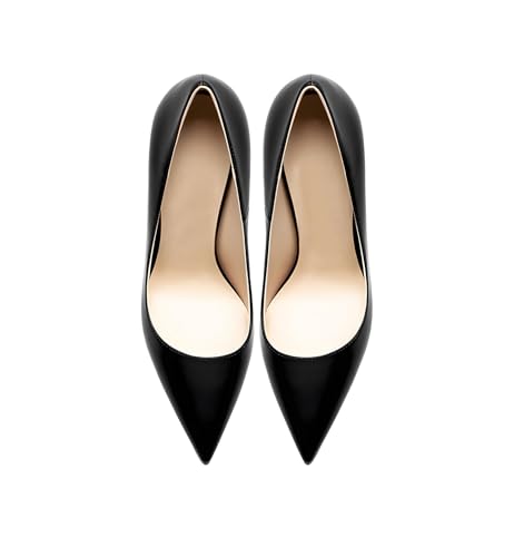 Image of Women's Pointed Toe Shallow Stiletto Heels 4.7 Inch Pumps Wedding Party Banquet Shoes