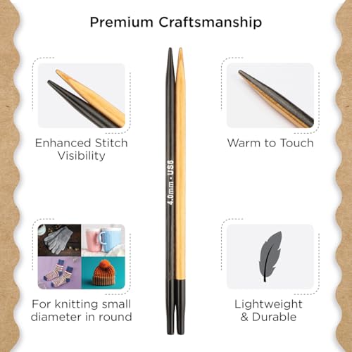 Image of Knitter's Pride Day & Nite Normal Interchangeable Circular Needles 5 inch inch (13cm) - US Size 6 (4mm)