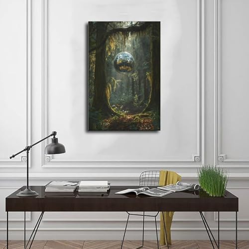 Impression sur toile A disco Party in the Forest grand format 61x91 cm - 3