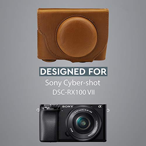 Funda de cuero MegaGear MG1732 para Sony DSC-RX100 VII miniatura 6