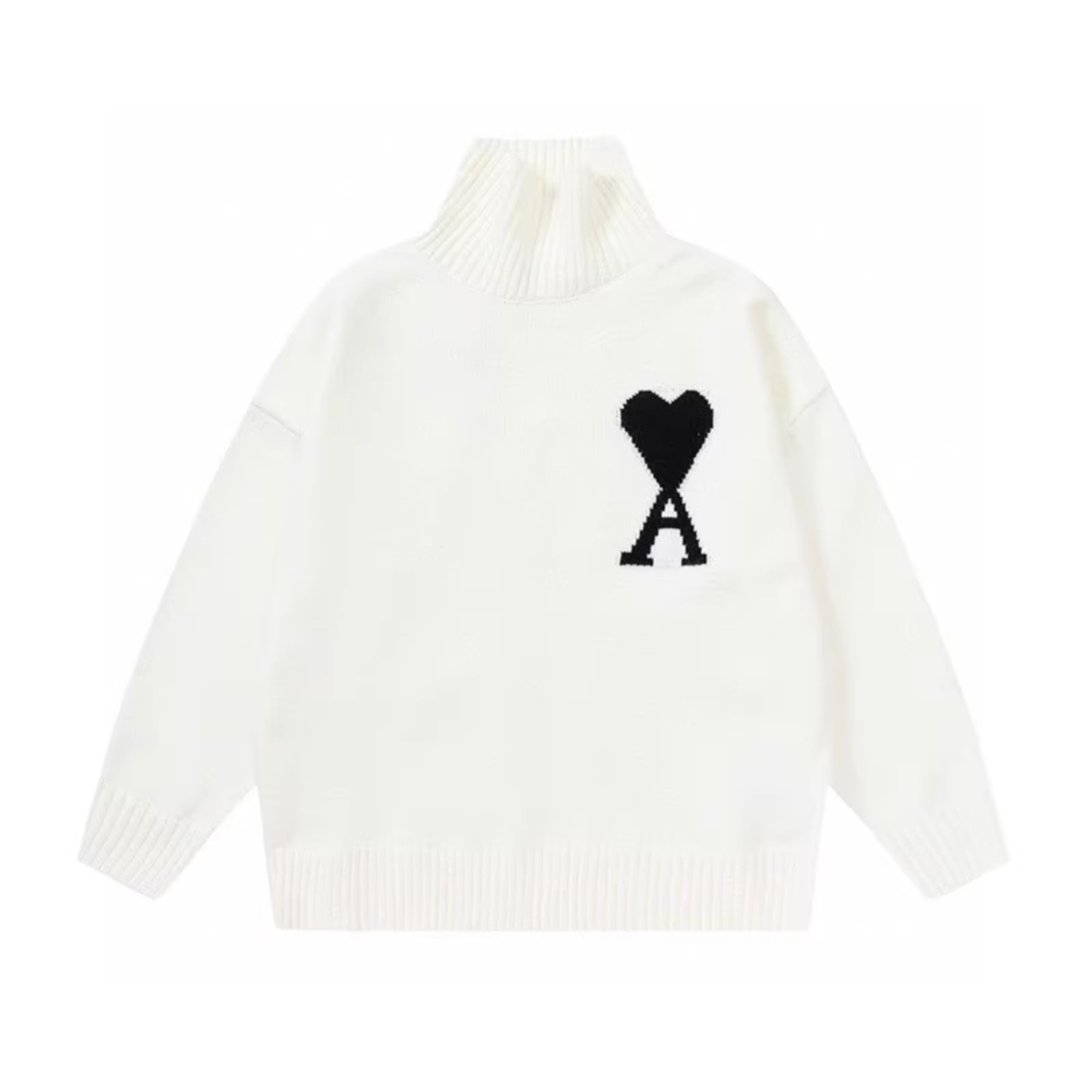 Amazon.co.jp: AMI ニット セーター メンズ コットン ウールブレンド 