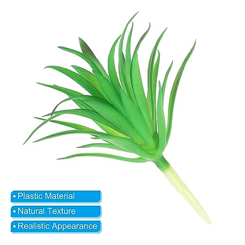 PATIKIL Artificial Succulent Plants, 4 Pack Small Fake Plants Faux Succulents Plant Unpotted for Home Garden Decoration Dark Green - Image 4