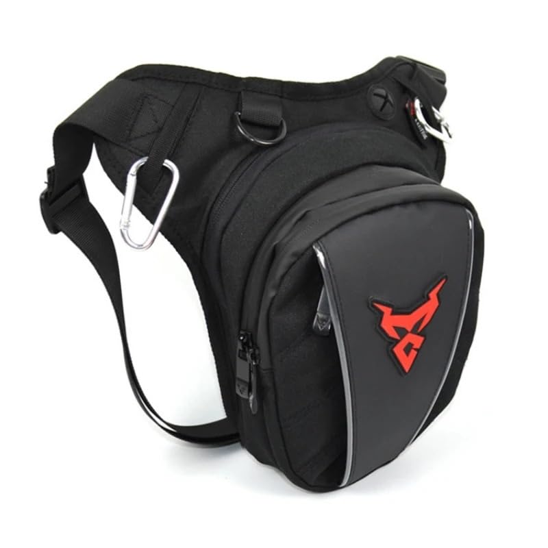 Marsupio Gamba Moto Borsa MotoLeg da moto impermeabile Marsupio casual esterno for marsupio(Red)