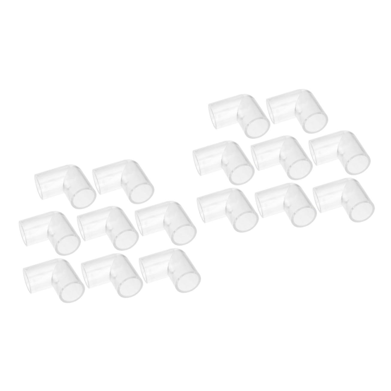 POPETPOP 16 Piezas Conector De Tubería De Agua para Tanque De Peces Accesorios De Plomería Adaptador De Manguera para Tanque De Peces Codo De Manguera De 90 Grados Conector para
