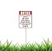 Notice This Place is Politically Incorrect If This Offends You Leave Yard Sign With Stakes 8 x 12 inch