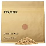 ProMix Nutrition Whey Protein Powder, Peanut Butter - Grass-Fed - ­Post Workout Fitness & Nutrition Shakes, Smoothies, Baking & Cooking Recipes - Gluten-Free & Keto-Friendly - 2.5 Pound (Pack of 1)