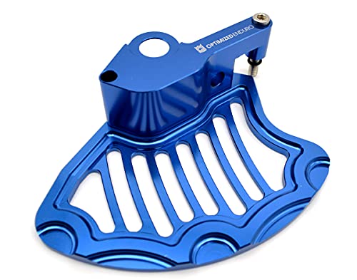 Optimized Enduro - Front Disc Guard Compatible with Husqvarna KTM SX XC SXF XCF EXC TE FE TC FC TX FX 2016-2025 and GasGas EX EC MC 2021-2025 (Blue)