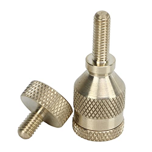 Vis de Manche de Saxophone, 2 Pièces 4mm Vis en Métal pour Saxophone Vis de Col de Saxophone à Col Incurvé Partie du Manche de Saxophone pour Saxophones Treble, Soprano, Tenor